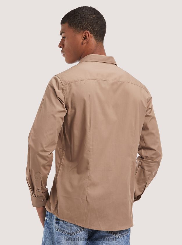 Kleidung de Alcott Männer langärmeliges Shirt azurblau 88J68R782