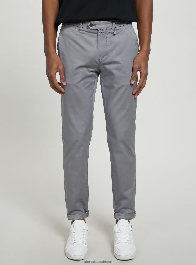 Kleidung de Alcott Männer Chinohose aus Stretch-Baumwolltwill c2201 blau 88J68R1005