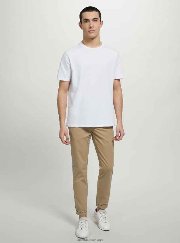 Kleidung de Alcott Männer Chinohose aus Stretch-Baumwolltwill c2201 blau 88J68R1095