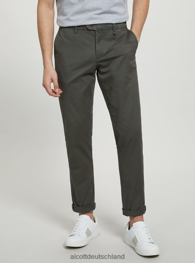 Kleidung de Alcott Männer Chinohose aus Stretch-Baumwolltwill c2201 blau 88J68R826