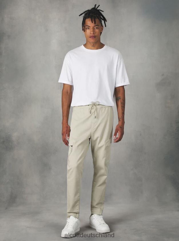 Kleidung de Alcott Männer Joggerhose mit großen Taschen bk1 schwarz 88J68R1058