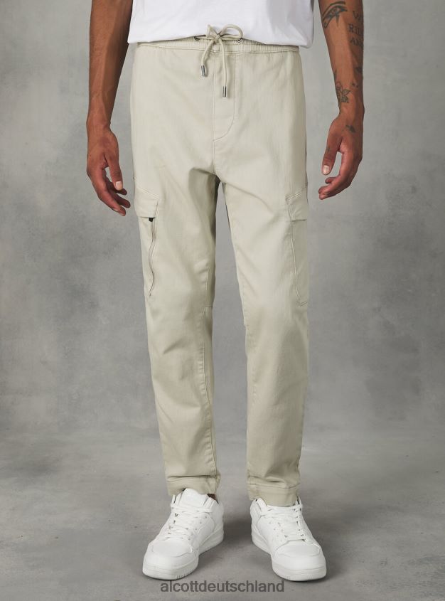 Kleidung de Alcott Männer Joggerhose mit großen Taschen bk1 schwarz 88J68R1058