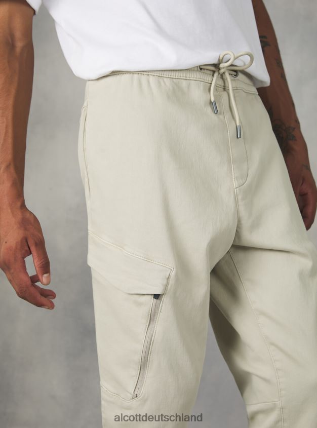 Kleidung de Alcott Männer Joggerhose mit großen Taschen bk1 schwarz 88J68R1058