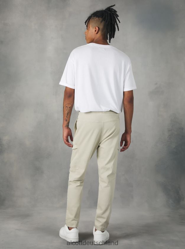 Kleidung de Alcott Männer Joggerhose mit großen Taschen bk1 schwarz 88J68R1058