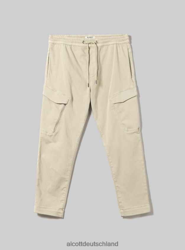 Kleidung de Alcott Männer Joggerhose mit großen Taschen bk1 schwarz 88J68R1058