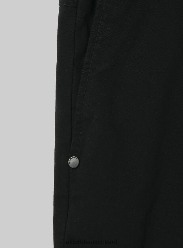 Kleidung de Alcott Männer Jogginghose aus Baumwolle mit elastischem Band und Kordelzug ky2 kaky mittel 88J68R895