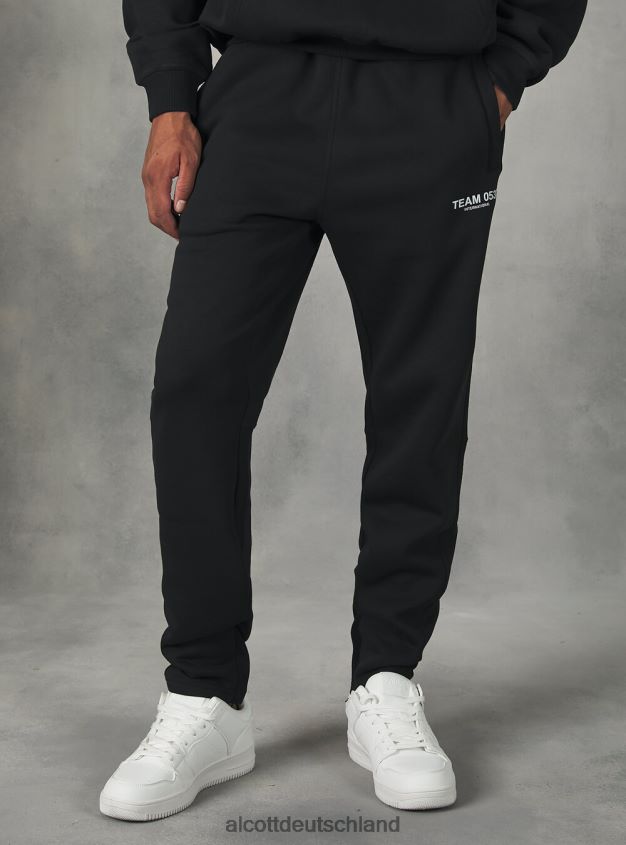 Kleidung de Alcott Männer Jogginghose mit Team 053-Aufdruck bg1 beige dunkel 88J68R757