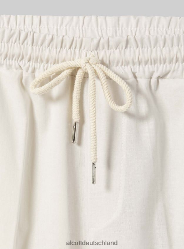 Kleidung de Alcott Männer Pantaloni Jogger Misto Lino wh1 naturweiß 88J68R1048