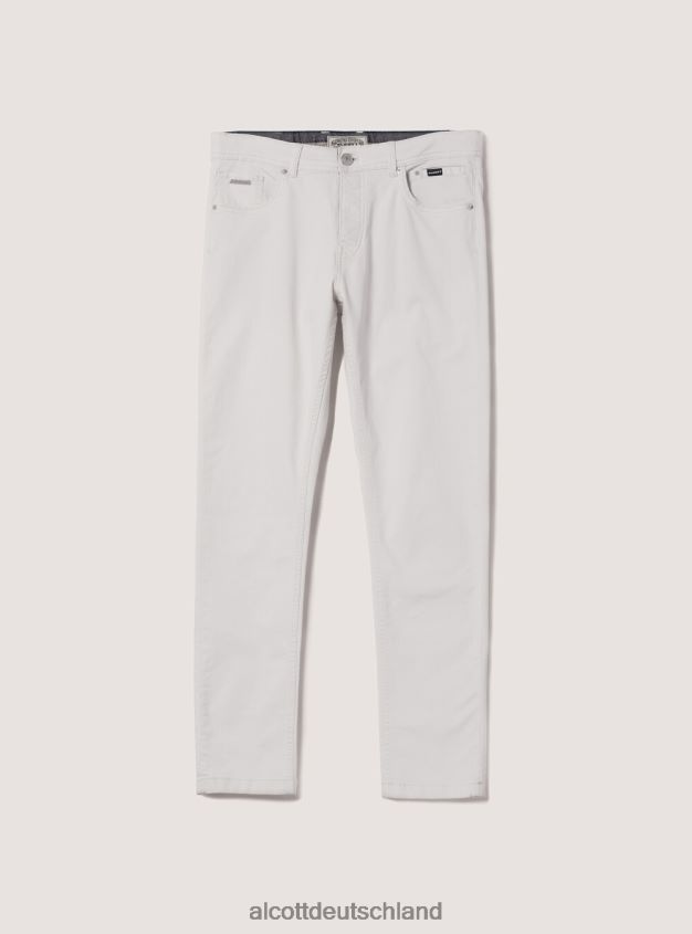 Kleidung de Alcott Männer Skinny-Fit-Hose aus recycelter Baumwolle bk1 schwarz 88J68R983