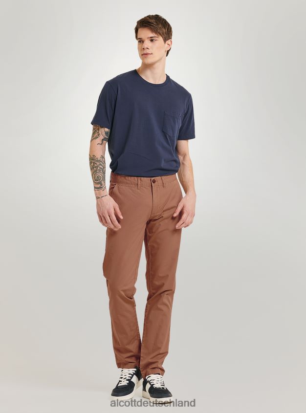 Kleidung de Alcott Männer Twill-Chinos c2222 Marine 88J68R1172
