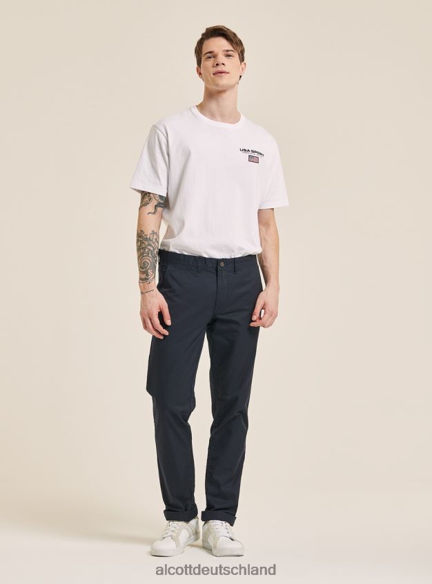 Kleidung de Alcott Männer Twill-Chinos c2222 Marine 88J68R1192