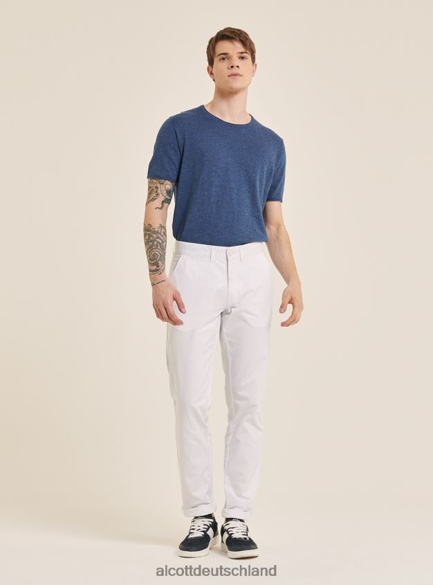 Kleidung de Alcott Männer Twill-Chinos c2222 Marine 88J68R1193