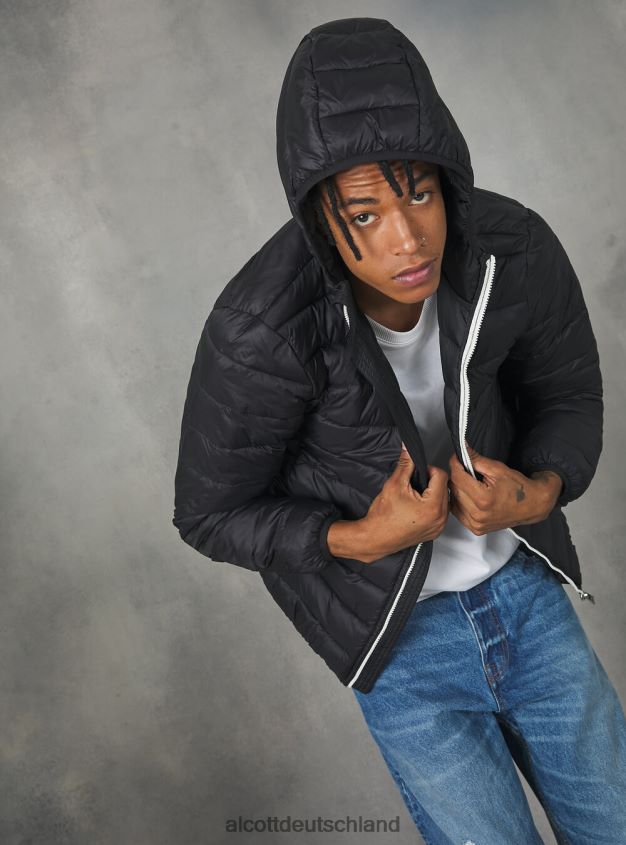 Kleidung de Alcott Männer giubbotto basic con imbottitura reciclabile schwarz bk1 88J68R1158