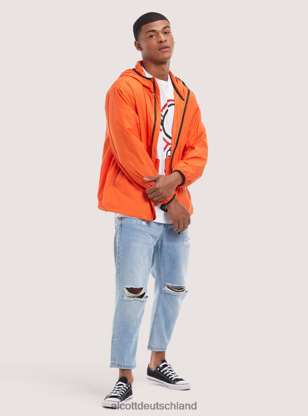 Kleidung de Alcott Männer leichte winddichte Jacke c837 gelb 88J68R1040