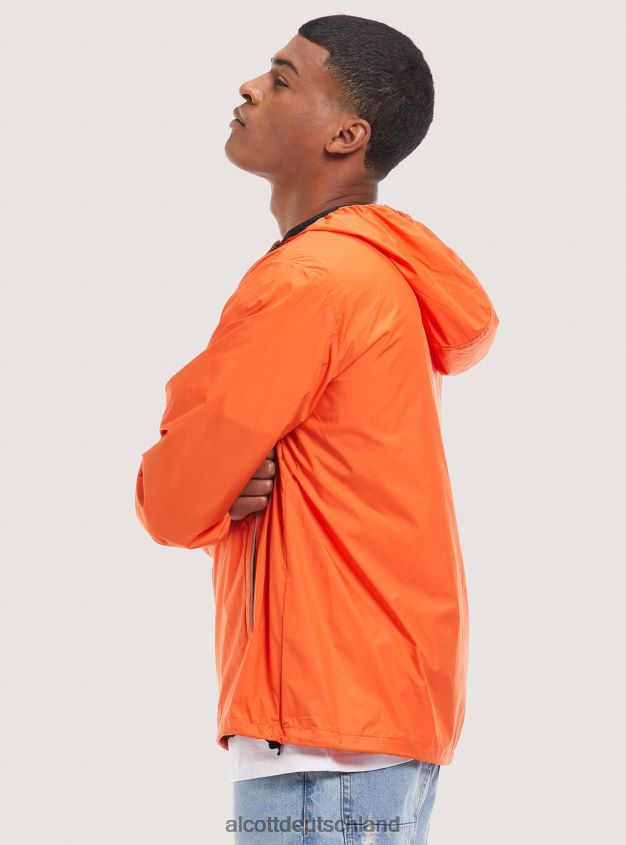 Kleidung de Alcott Männer leichte winddichte Jacke c837 gelb 88J68R1040