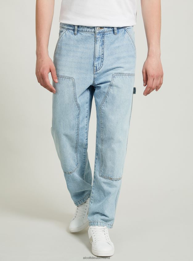Kleidung de Alcott Männer Jeansschreiner d006 azurblau 88J68R696