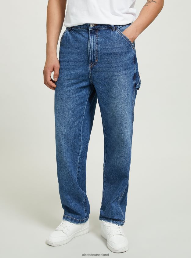 Kleidung de Alcott Männer Zimmermannsjeans d003 mittelblau 88J68R638