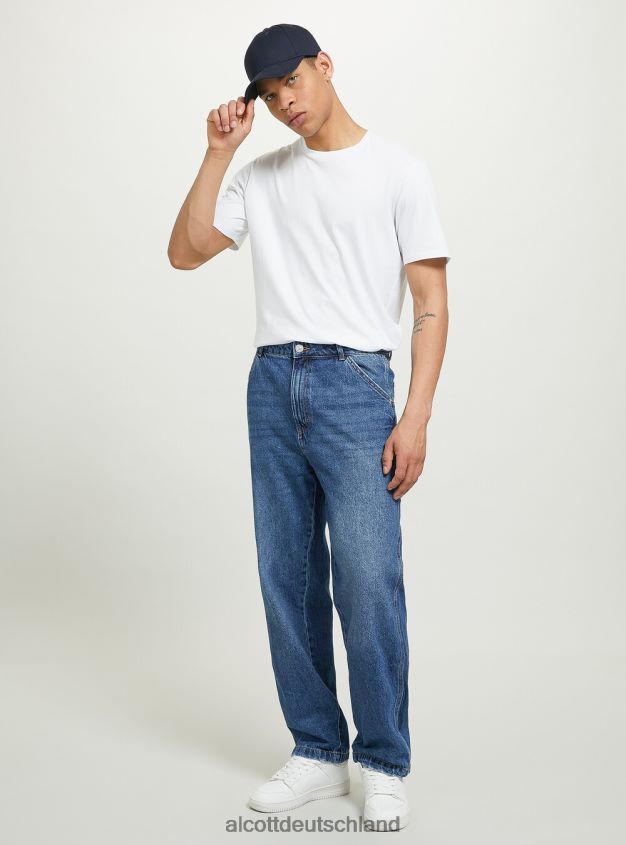 Kleidung de Alcott Männer Zimmermannsjeans d003 mittelblau 88J68R638
