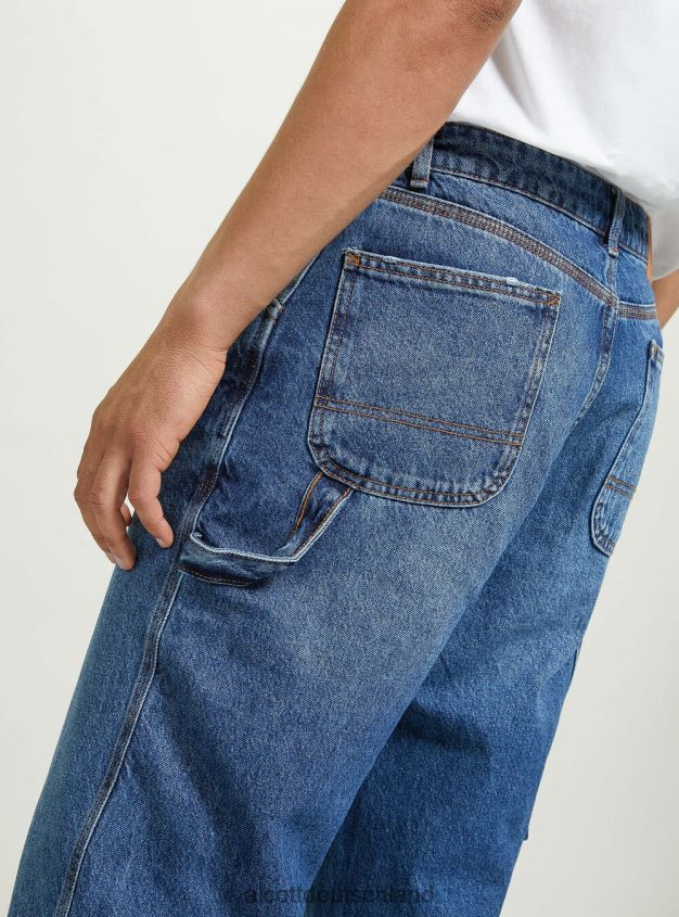 Kleidung de Alcott Männer Zimmermannsjeans d003 mittelblau 88J68R638