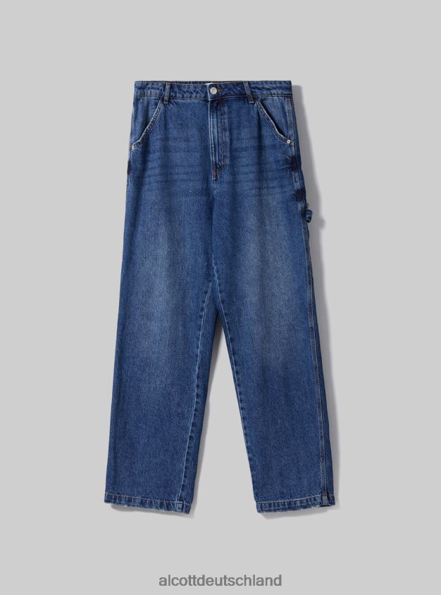 Kleidung de Alcott Männer Zimmermannsjeans d003 mittelblau 88J68R638