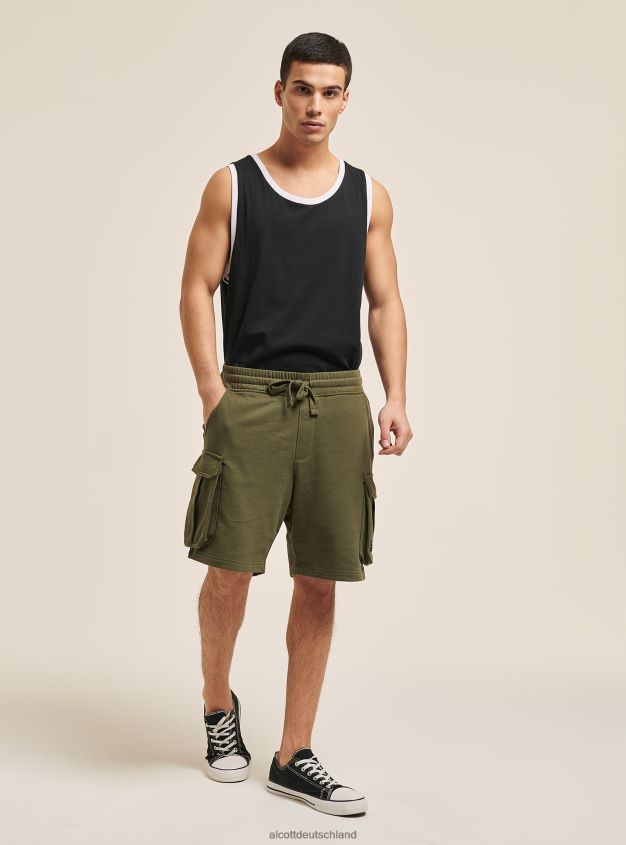 Kleidung de Alcott Männer Bermuda-Ladung Schwarz 88J68R1073