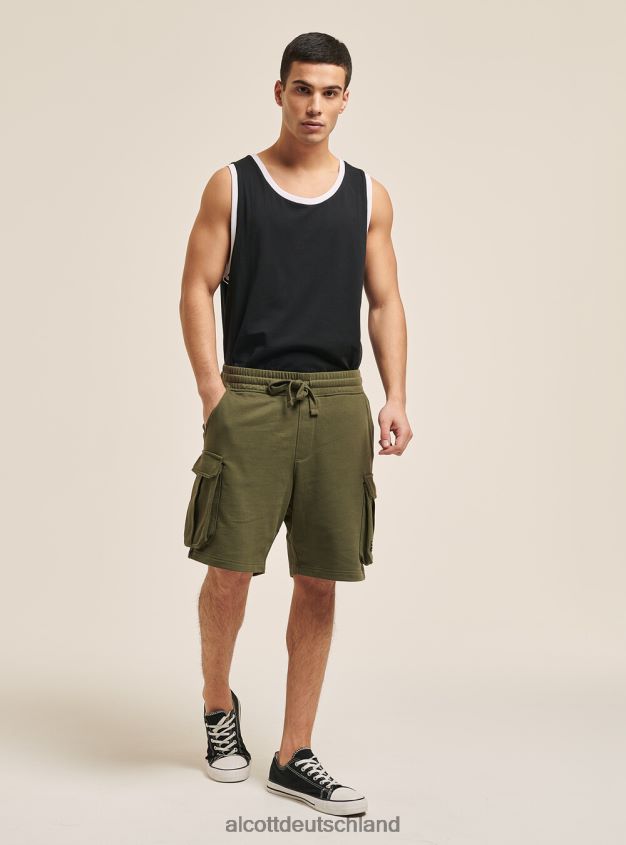 Kleidung de Alcott Männer Bermuda-Ladung Schwarz 88J68R1073
