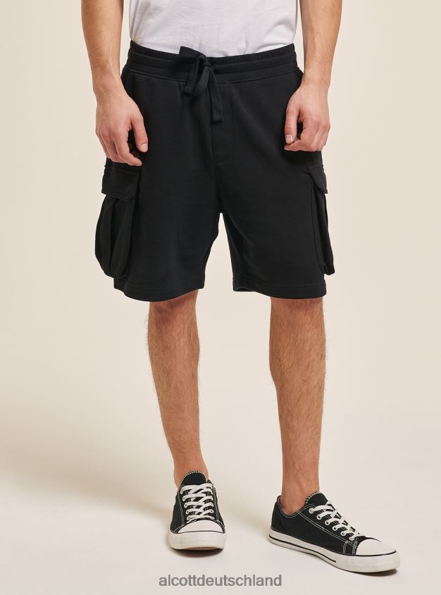 Kleidung de Alcott Männer Bermuda-Ladung Schwarz 88J68R823