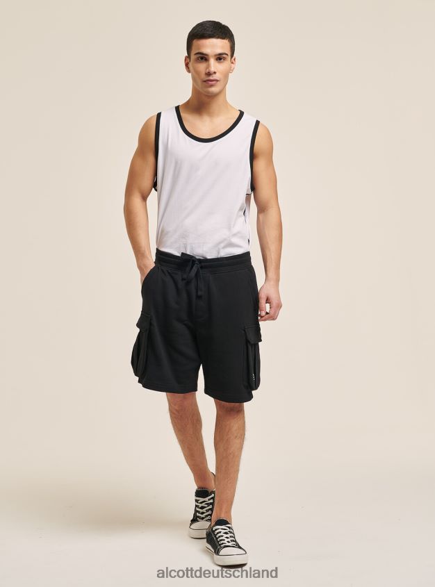 Kleidung de Alcott Männer Bermuda-Ladung Schwarz 88J68R823