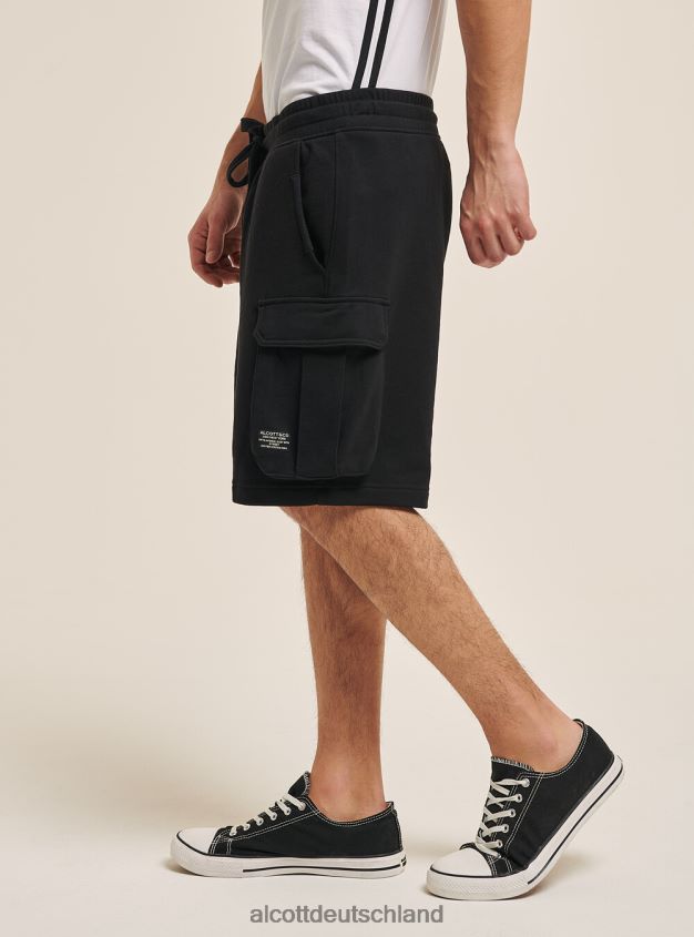 Kleidung de Alcott Männer Bermuda-Ladung Schwarz 88J68R823