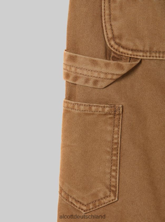 Kleidung de Alcott Männer Bermuda-Leinwand-Zimmermann gn3 grünes Licht 88J68R1037