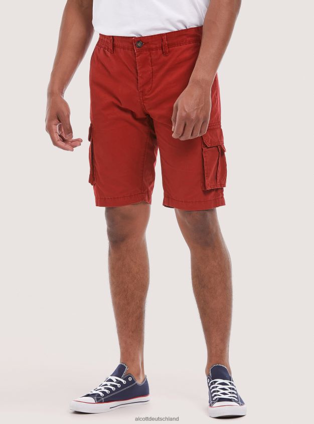 Kleidung de Alcott Männer Bermudashorts aus Baumwolle mit großen Taschen c0586 ecru' 88J68R1151