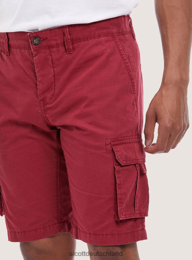 Kleidung de Alcott Männer Bermudashorts aus Baumwolle mit großen Taschen c0586 ecru' 88J68R730