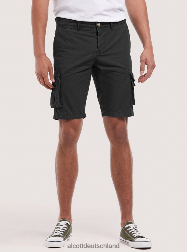 Kleidung de Alcott Männer Bermudashorts aus Baumwolle mit großen Taschen c0586 ecru' 88J68R830