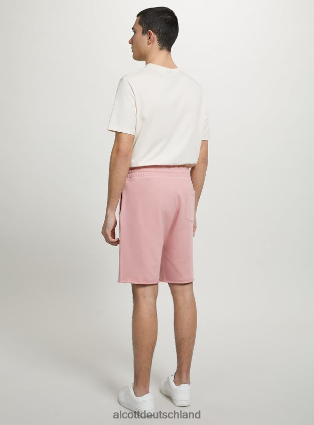 Kleidung de Alcott Männer Jogger-Bermudashorts aus Baumwolle bk1 schwarz 88J68R1025