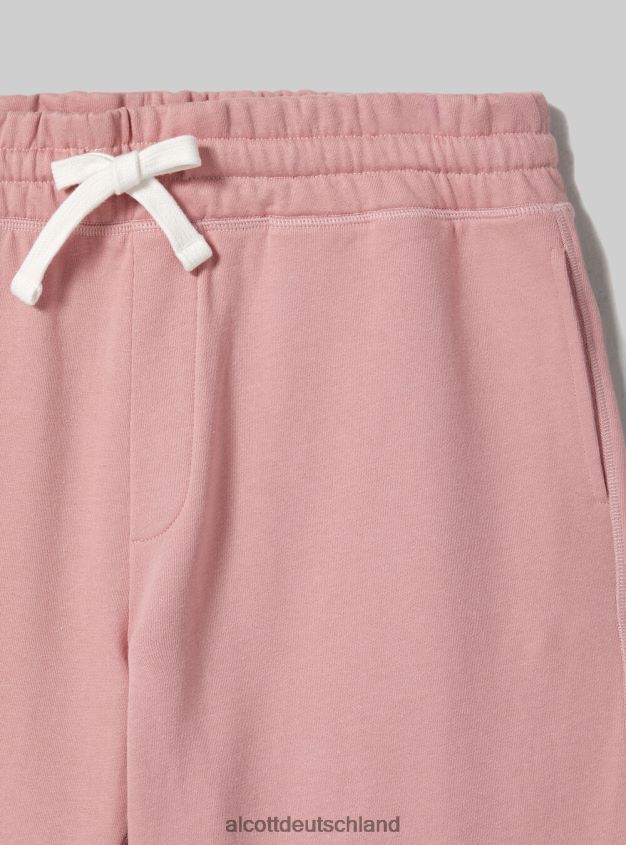 Kleidung de Alcott Männer Jogger-Bermudashorts aus Baumwolle bk1 schwarz 88J68R1025