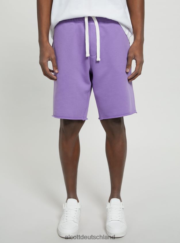 Kleidung de Alcott Männer Jogger-Bermudashorts aus Baumwolle bk1 schwarz 88J68R785