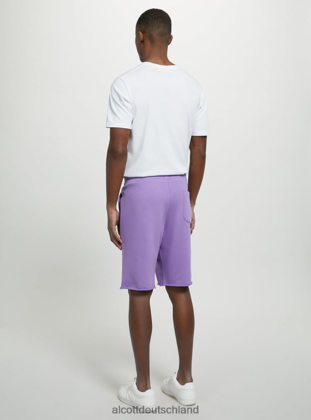 Kleidung de Alcott Männer Jogger-Bermudashorts aus Baumwolle bk1 schwarz 88J68R785