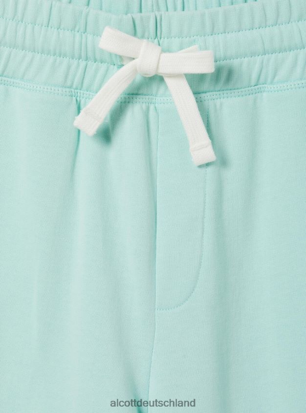 Kleidung de Alcott Männer Jogger-Bermudashorts aus Baumwolle bk1 schwarz 88J68R835