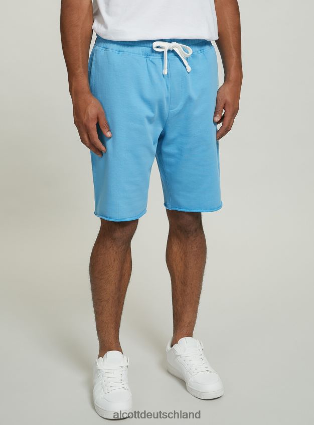 Kleidung de Alcott Männer Jogger-Bermudashorts aus Baumwolle bk1 schwarz 88J68R970