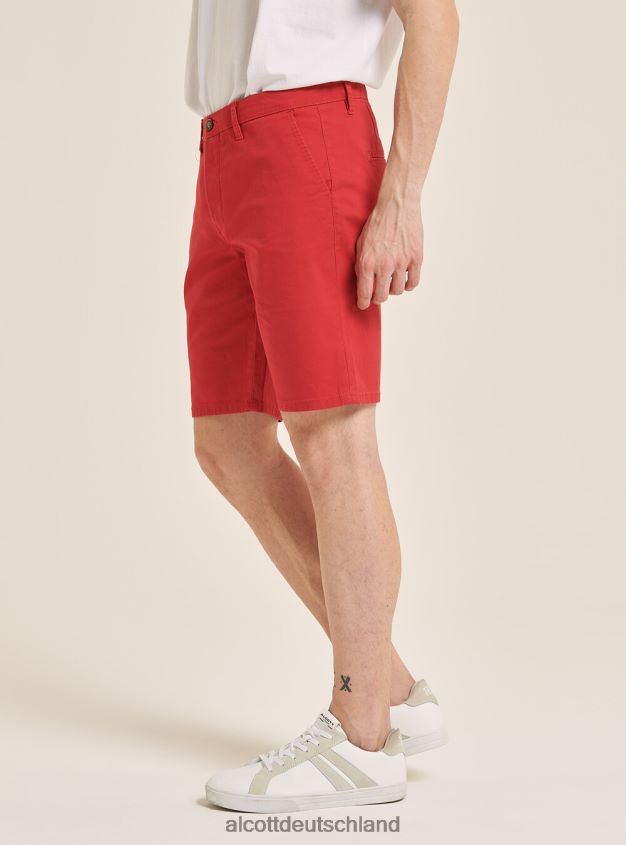 Kleidung de Alcott Männer Schlichte Bermudashorts aus Twill blaue Marine 88J68R718