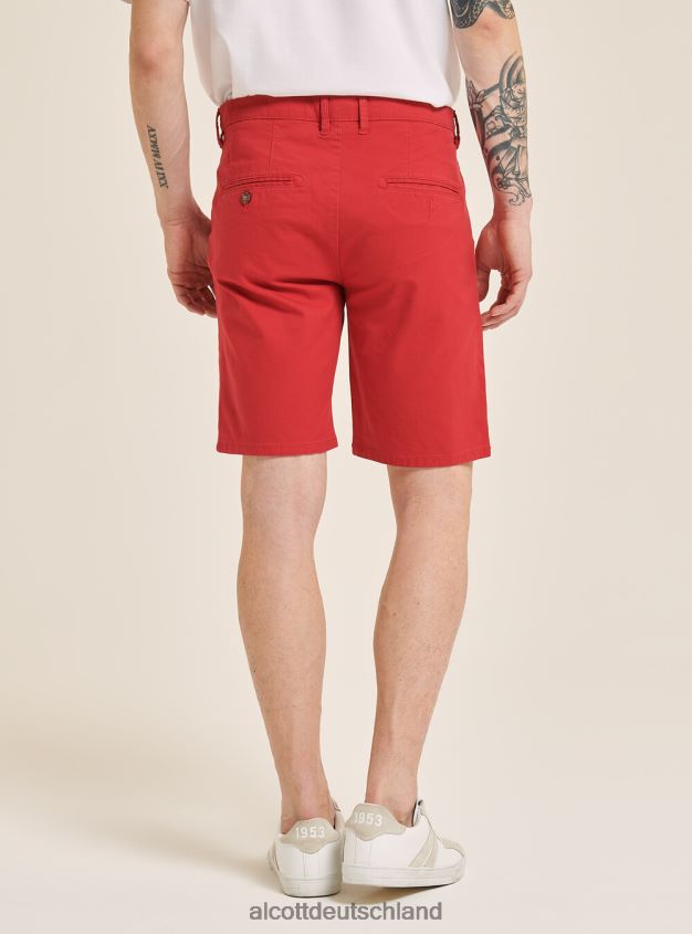 Kleidung de Alcott Männer Schlichte Bermudashorts aus Twill blaue Marine 88J68R718