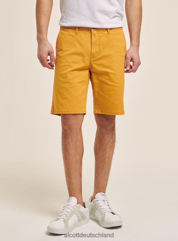 Kleidung de Alcott Männer Schlichte Bermudashorts aus Twill blaue Marine 88J68R945