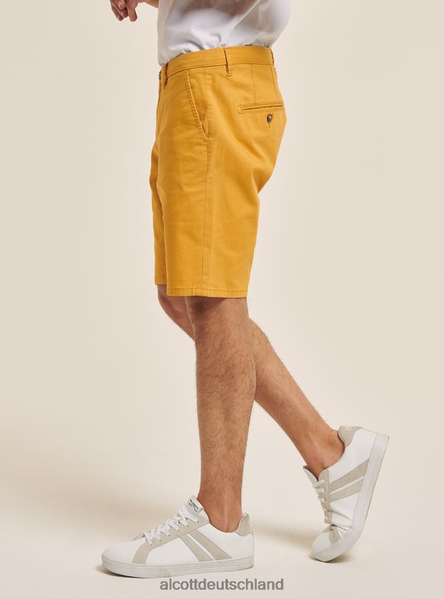 Kleidung de Alcott Männer Schlichte Bermudashorts aus Twill blaue Marine 88J68R945