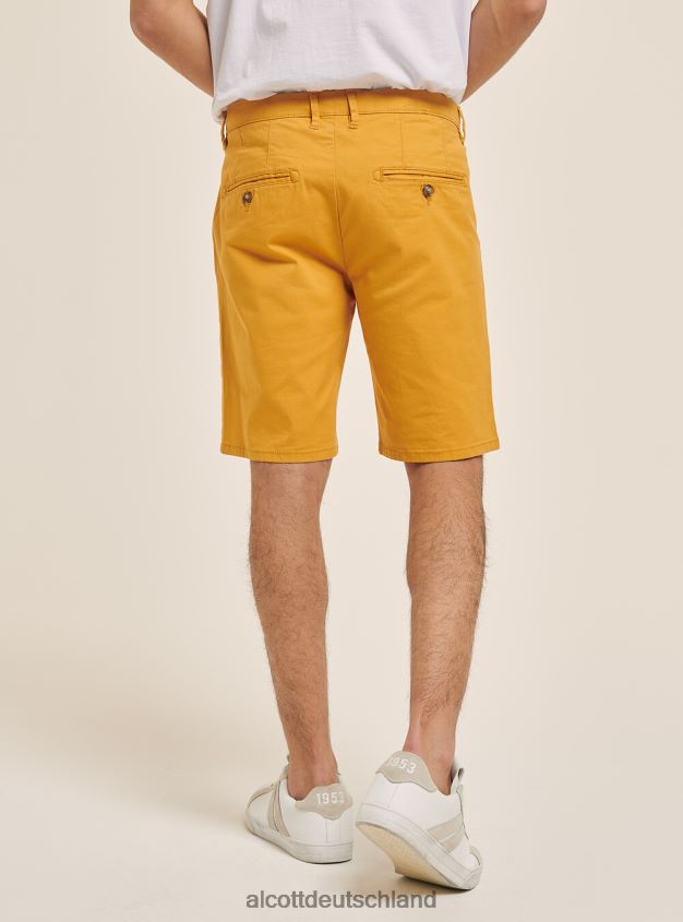 Kleidung de Alcott Männer Schlichte Bermudashorts aus Twill blaue Marine 88J68R945
