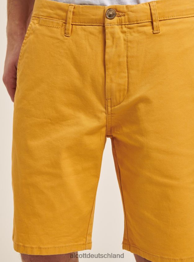 Kleidung de Alcott Männer Schlichte Bermudashorts aus Twill blaue Marine 88J68R945