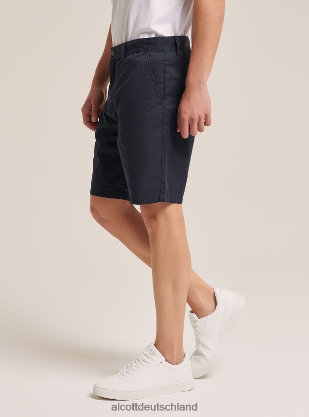 Kleidung de Alcott Männer Twill-Bermudashorts mit schlichter Passform na1 marine dunkel 88J68R1068