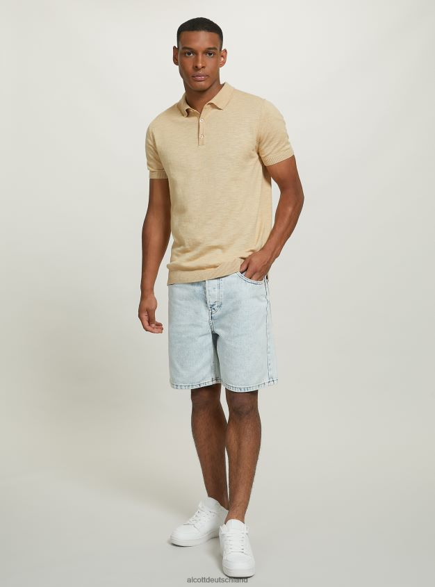 Kleidung de Alcott Männer Polopullover bg3 beige hell 88J68R920