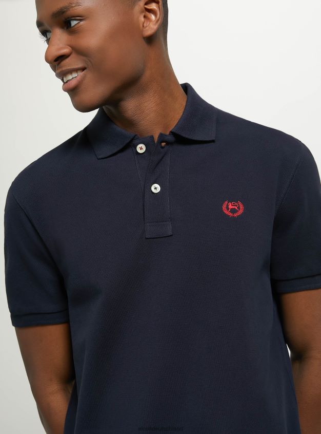 Kleidung de Alcott Männer Poloshirt aus Baumwollpiqué mit Stickerei wh3 weiß 88J68R1161