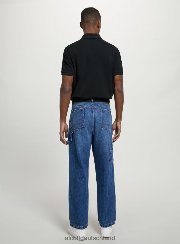 Kleidung de Alcott Männer Poloshirt aus Baumwollpiqué mit Stickerei wh3 weiß 88J68R669