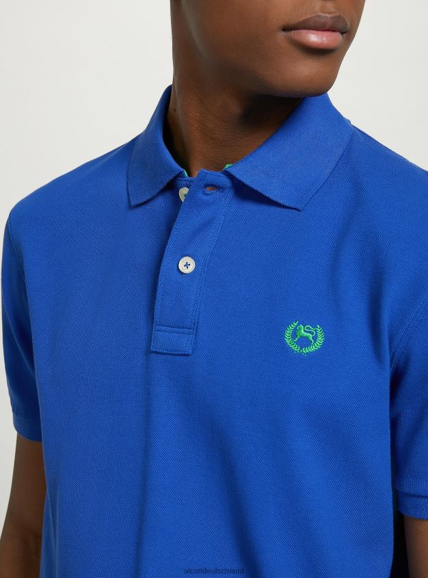 Kleidung de Alcott Männer Poloshirt aus Baumwollpiqué mit Stickerei wh3 weiß 88J68R833